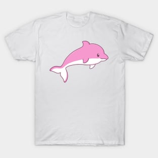 cute pink summer dolphin T-Shirt